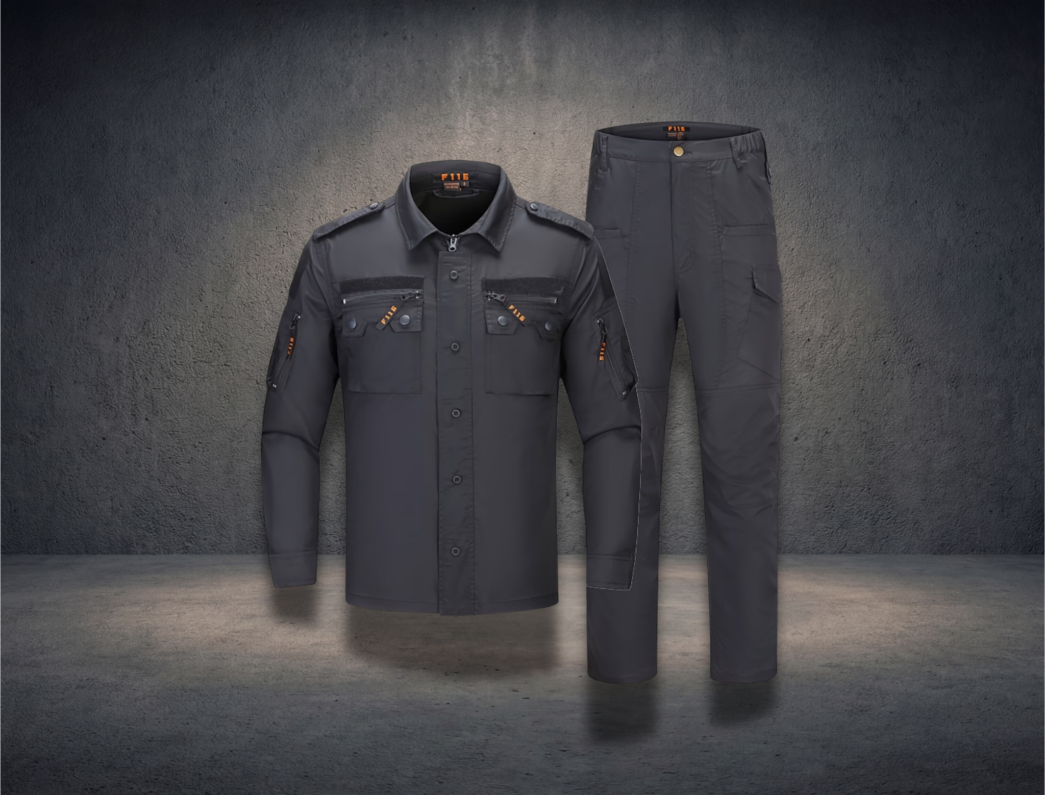 UNIFORME NEGRO PATRIOTA F116